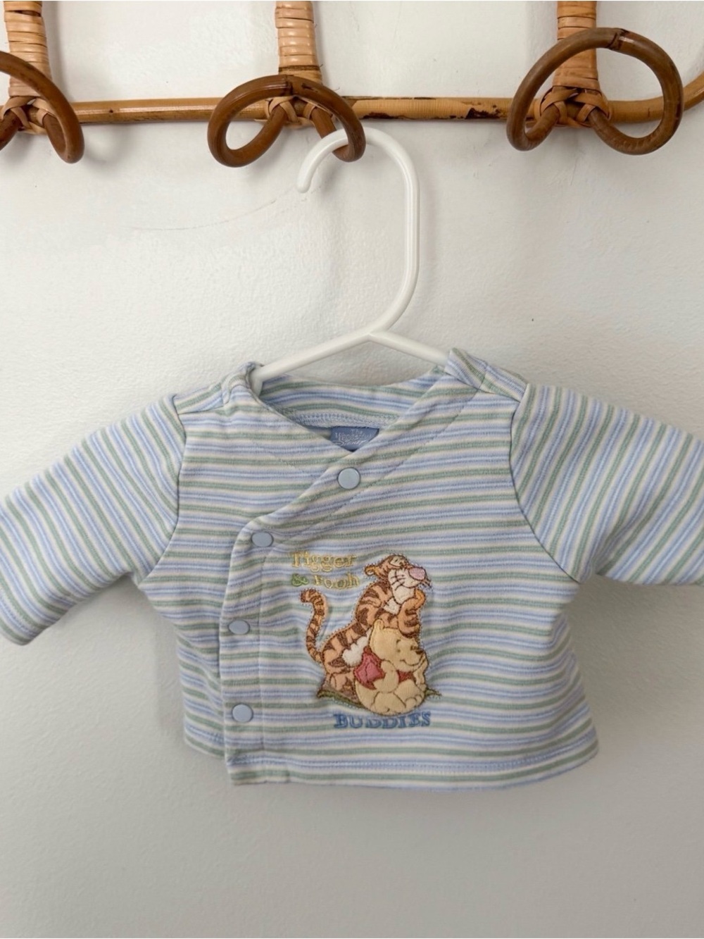 Vintage The Wonderful World of Disney Pooh/Tigger kimono top preemie